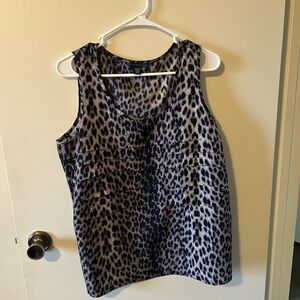 Tommy Hilfiger Black and Gray Tank Top